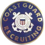 Coast Guard Recruiting Badge